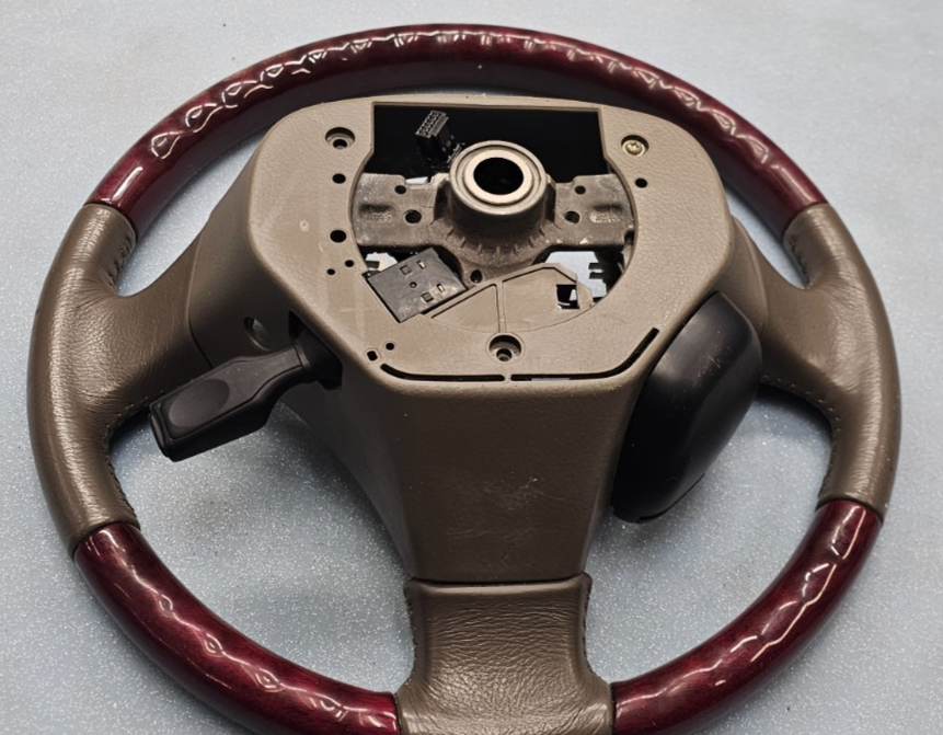 🔥02-06 LEXUS ES300 ES330 STEERING COLUMN WHEEL CRUISE CONTROL OEM TAN/MAROON