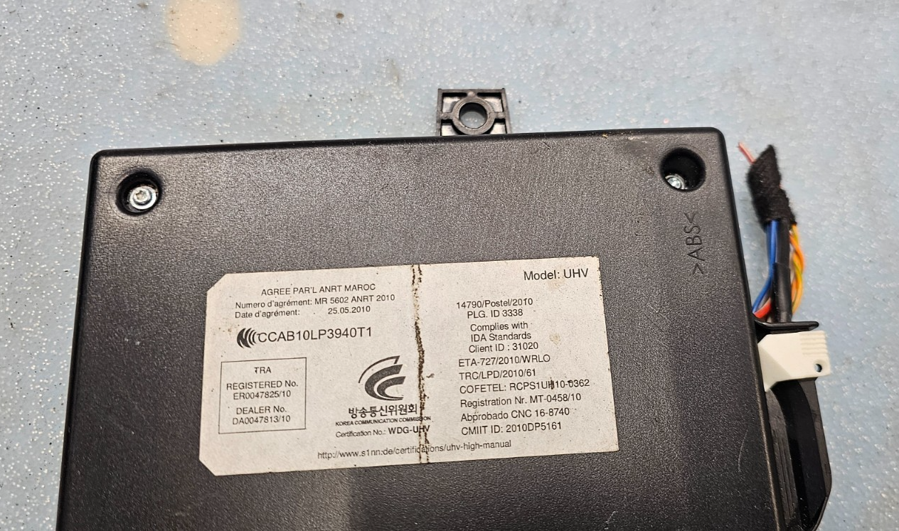 11-14 VOLKSWAGEN JETTA BLUETOOTH INTERFACE COMMUNICATION CONTROL MODULE UNIT OEM