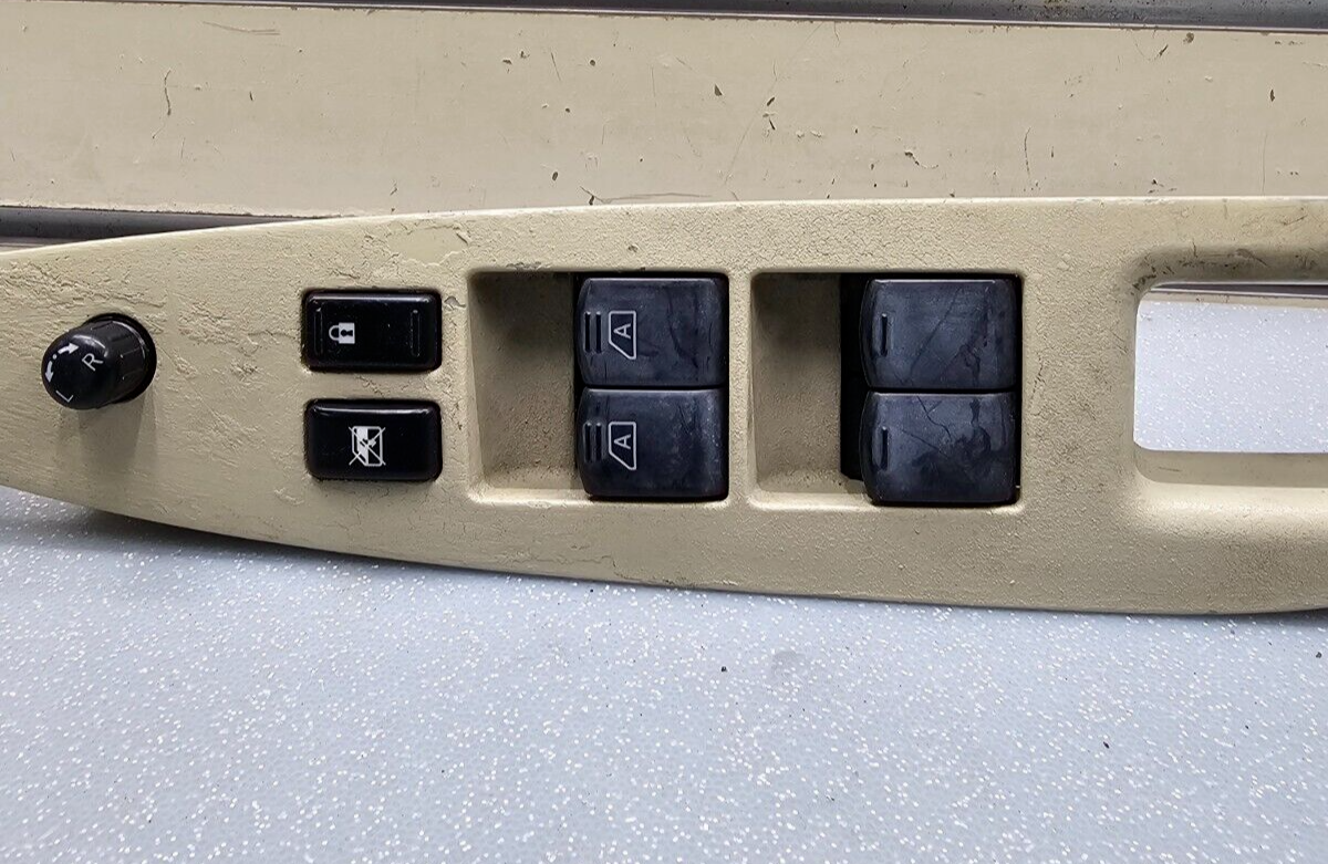 🔥09-14 NISSAN MURANO LEFT DRIVER MASTER LOCK ELECTRIC WINDOW MIRROR SWITCH TAN