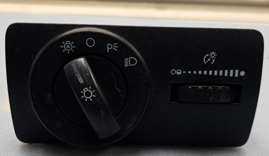 🔥04-07 Freestar Monterey Override Headlight Headlamp Switch Dimmer AUTO Black
