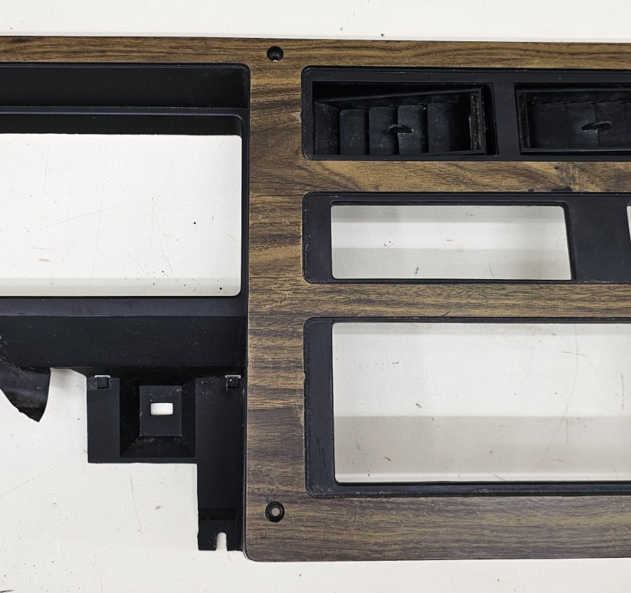🔥87-96 Dodge Dakota OEM INSTRUMENT CLUSTER DASH SPEEDOMETER TRIM BEZEL WOOD C29