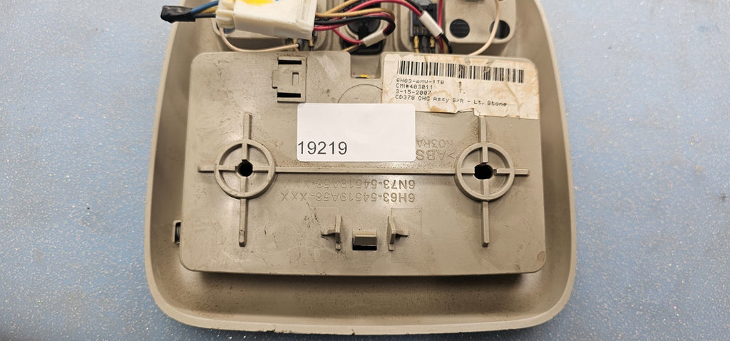 🔥2007-2009 LINCOLN MKZ OVERHEAD DOME LIGHT CONSOLE TAN OEM