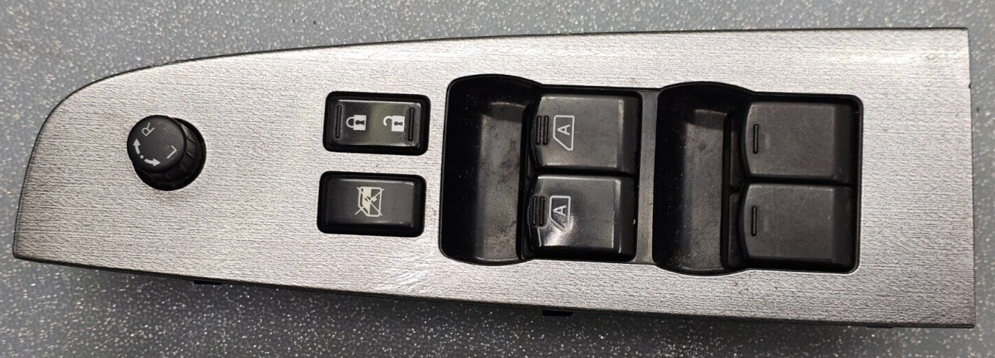 🔥07-12 ALTIMA LEFT DRIVER MASTER POWER WINDOW CONTROL SWITCH ASSEMBLY SILVER