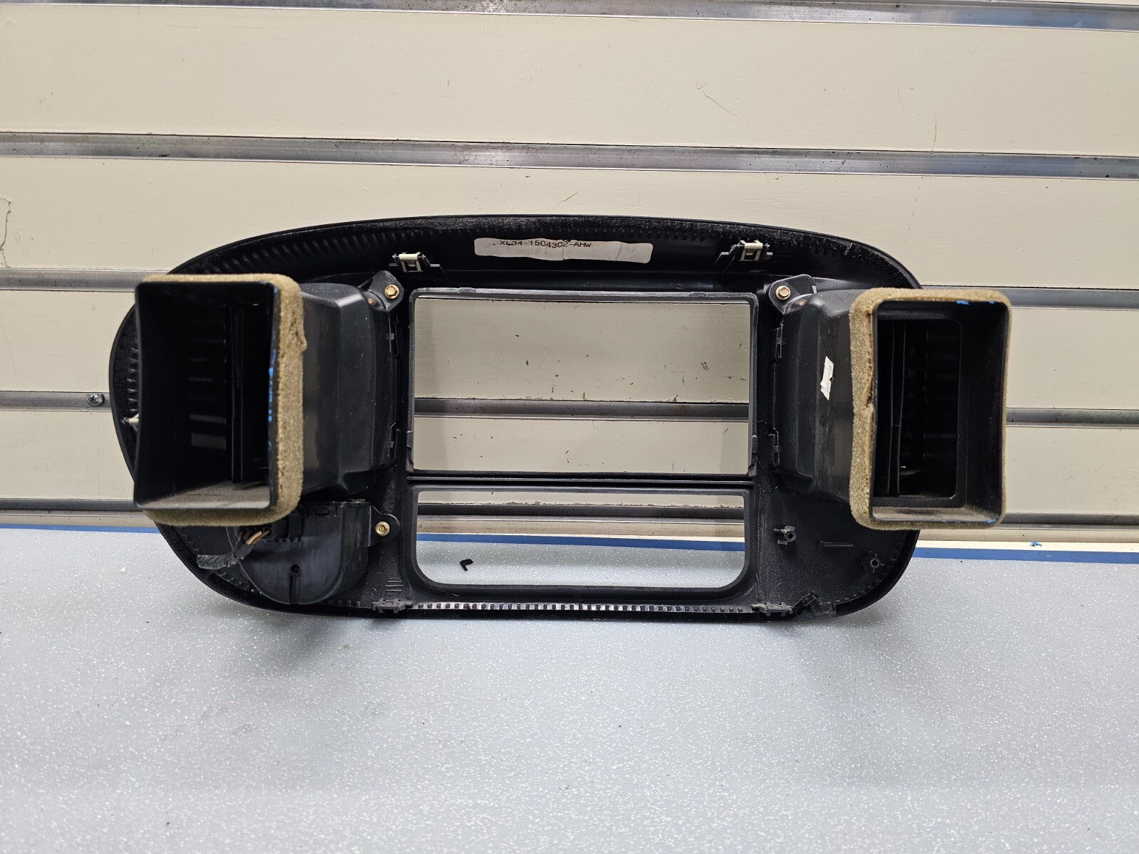 🔥97-03 Ford F150 Center Dash Radio Climate Trim Surround BEZEL Panel Line GRAY