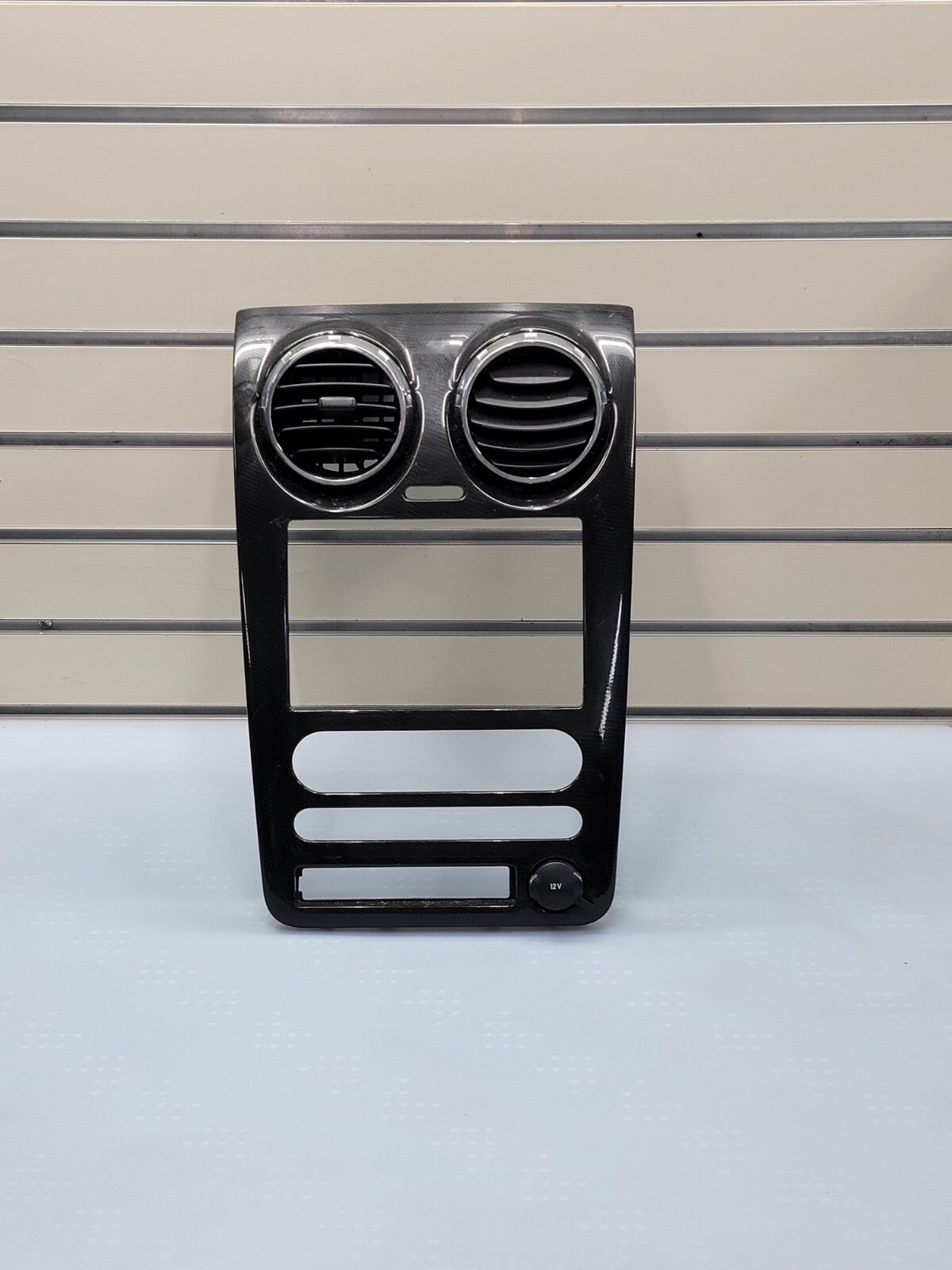 08-09 Ford Taurus X Center Dash Air Vents Radio Climate Control Trim Carbon VT64