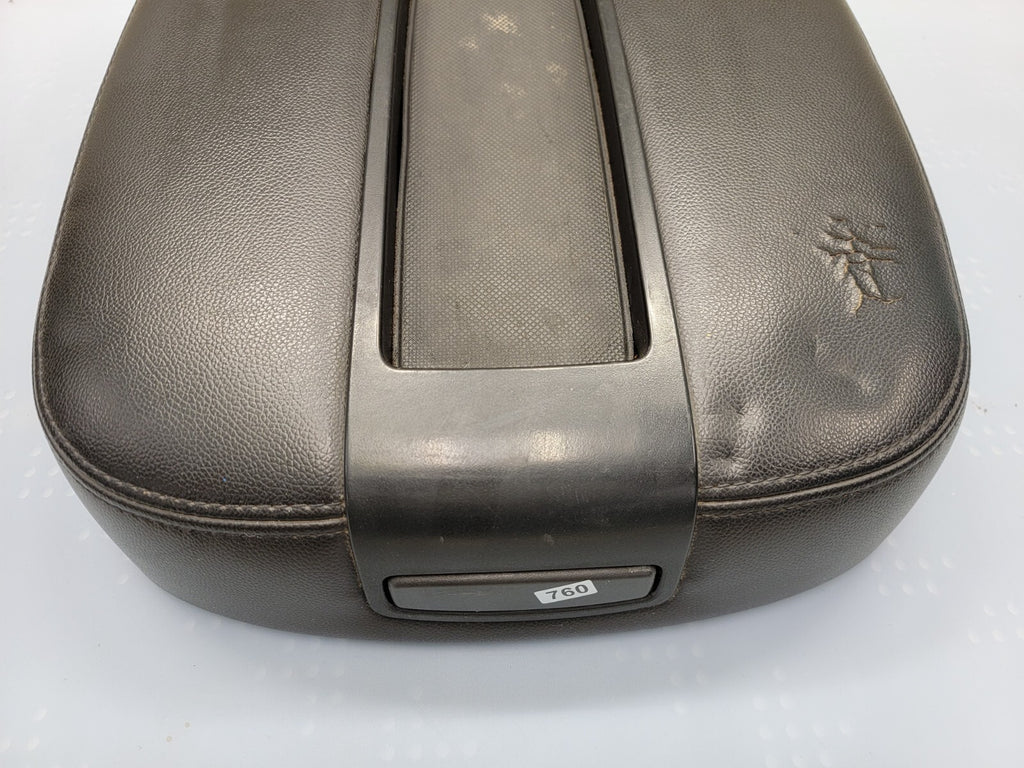 🔥07-13 Chevy Tahoe, Suburban, Yukon Leather Console Lid Armrest Cover BLACK JS5