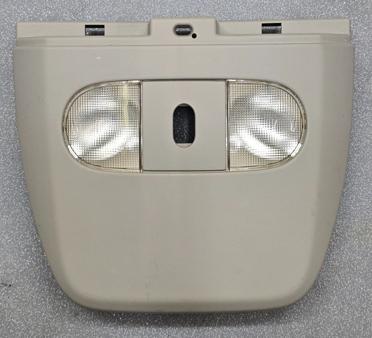 🔥04-08 Ford F-150 Overhead Console Front Center Dome Map Lights Roof Rail GRAY