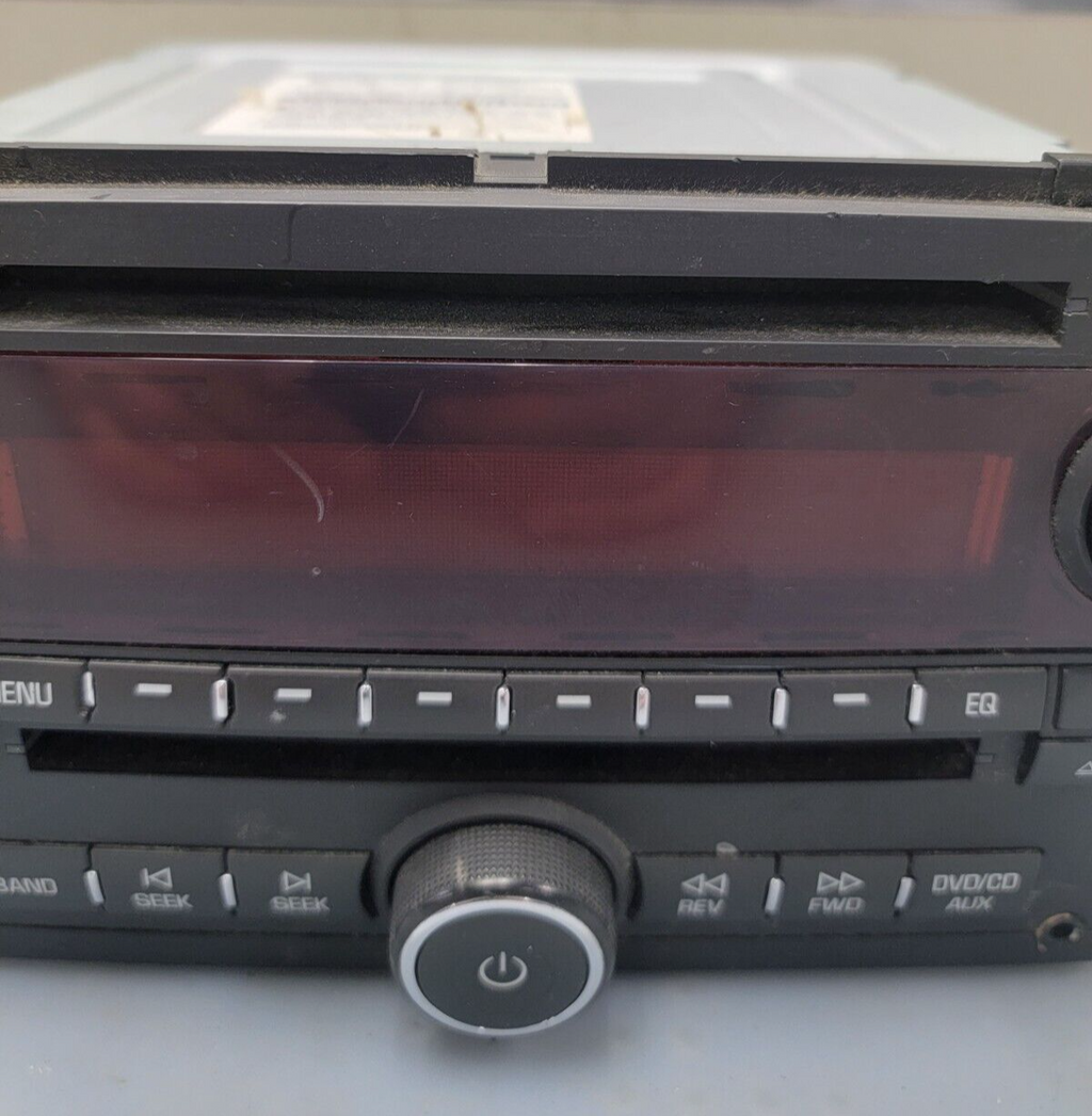 🔥09-12 Chevy Traverse Enclave Acadia Dash AM FM Radio Display DVD/CD AUX Player
