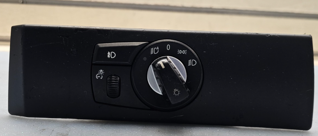 🔥08-10 BMW 525I 528I 530I 535I 550I HEADLIGHT FOGLIGHT CONTROL SWITCH BLACK