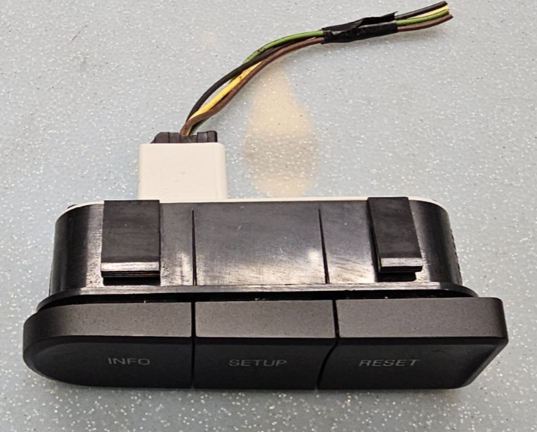 🔥07-10 Ford Edge Dash Driver Info Display Setup Switch Button Assembly Black
