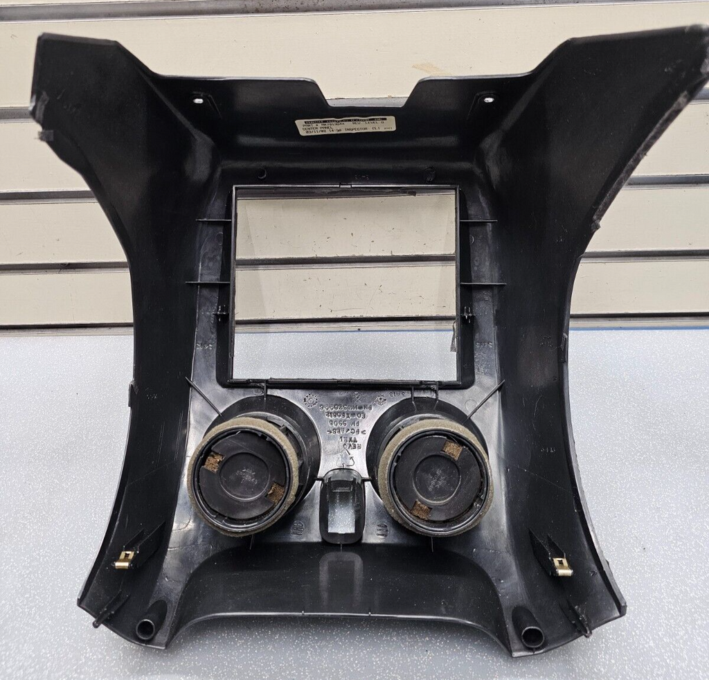 00-05 Mitsubishi Eclipse Center Dash Radio Stereo Display Trim Panel Bezel Black