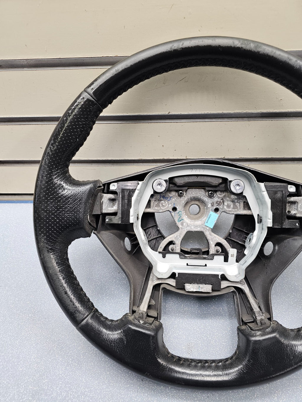 🔥07-12 Nissan Altima Left Driver Steering Column Wheel Cover Leather Black OEM