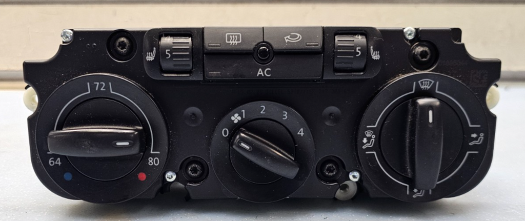 🔥09-13 VW Tiguan Passat Dash AC Heater Climate Temperature Control Black