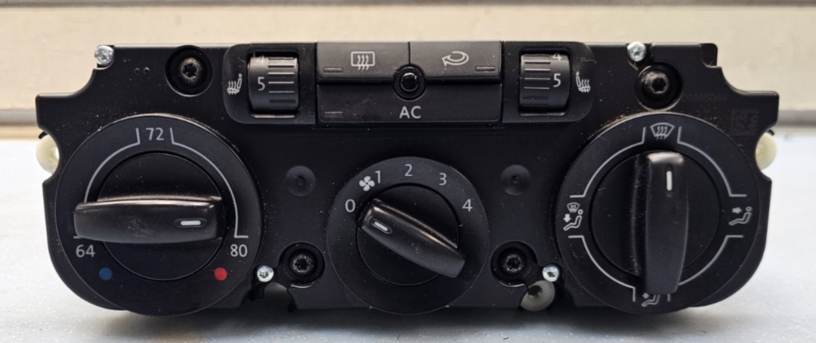 🔥09-13 VW Tiguan Passat Dash AC Heater Climate Temperature Control Black