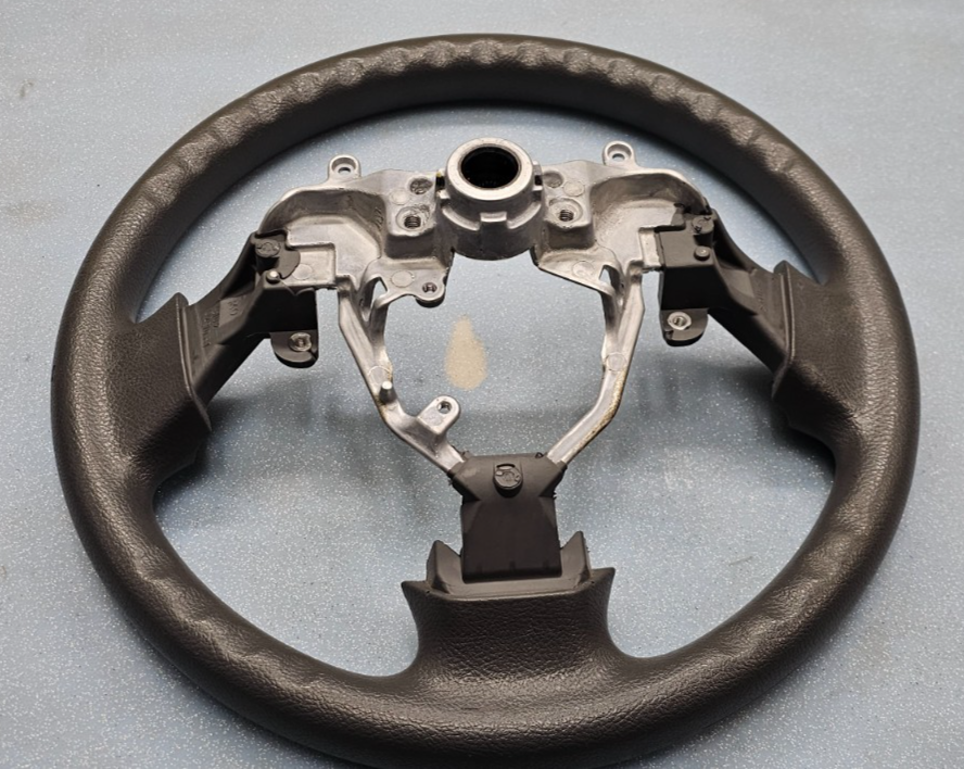 🔥09-10 PONTIAC VIBE STEERING COLUMN WHEEL ASSEMBLY BLACK Leather