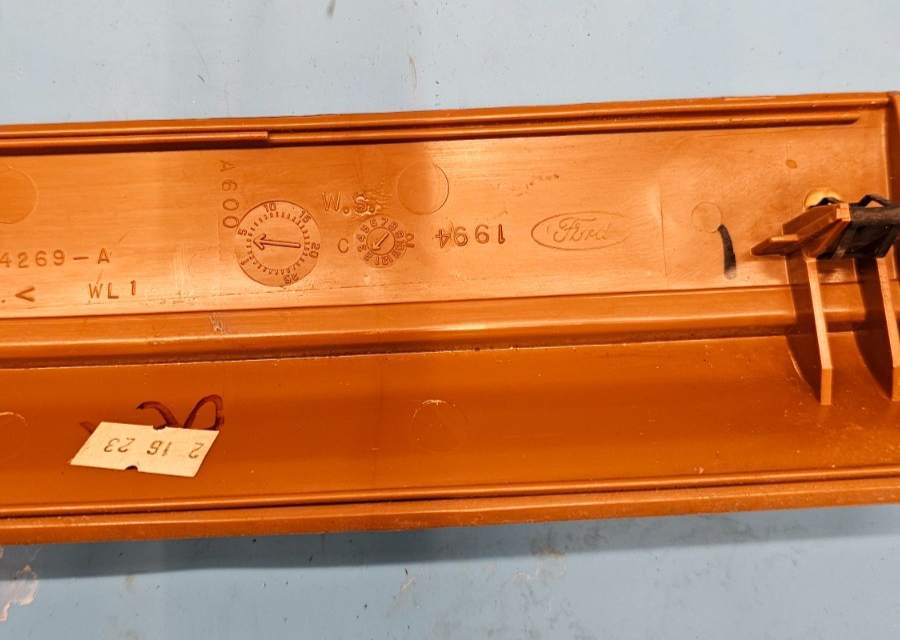 🔥92-94 Mercury Grand Marquis Dash Trim Bezel Panel Assembly Wood/Tan OEM