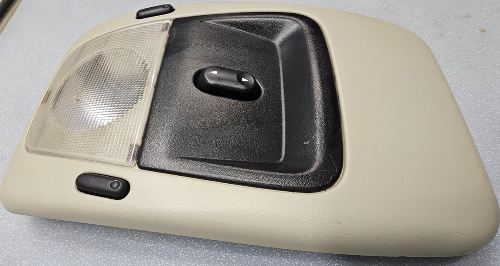 🔥02-05 Explorer Mountaineer Overhead Console Dome Map Light Storage Sunroof Tan
