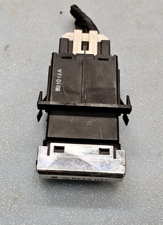 🔥1989-1993 Mercury Grand Marquis Rear Defrost Switch Silver OEM