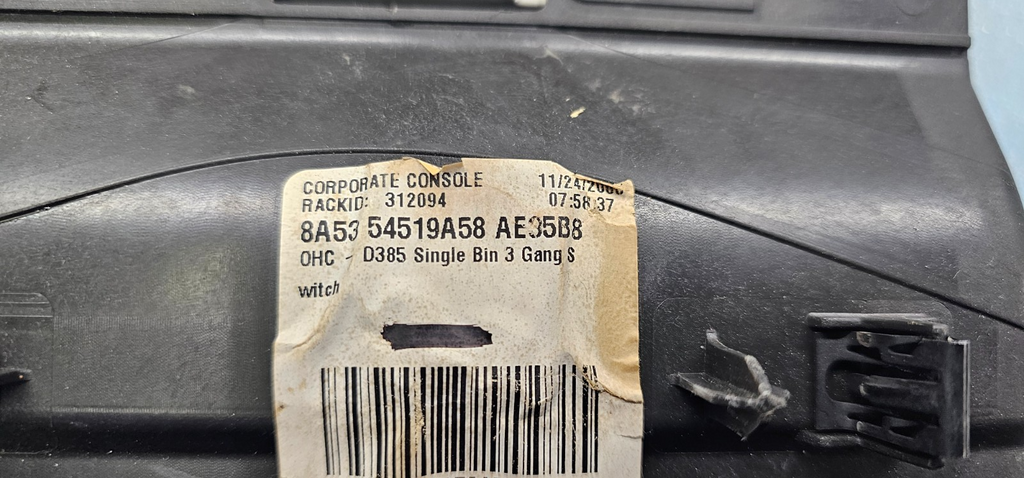 🔥2011-2015 FORD EXPLORER OVERHEAD CONSOLE DOME LIGHT BLACK OEM