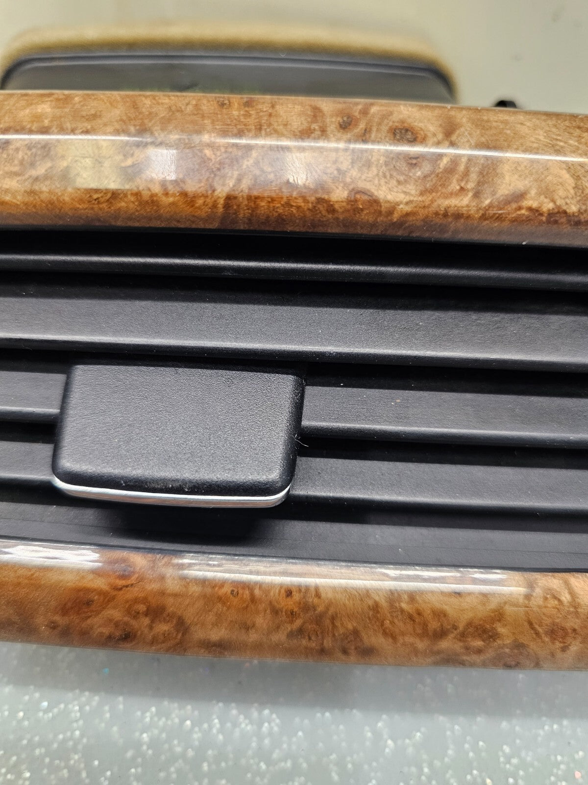 🔥04-10 BMW 535I 525I 530I 550I Dash Left Driver A/C HVAC Air Vent Heater Wood