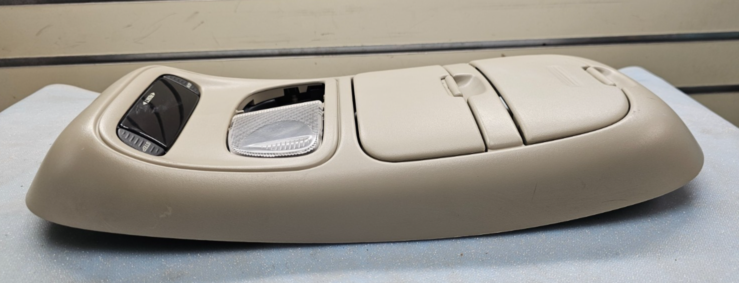 🔥99-04 Dodge Dakota Durango Sunroof Overhead Console DOME Map Light Storage TAN