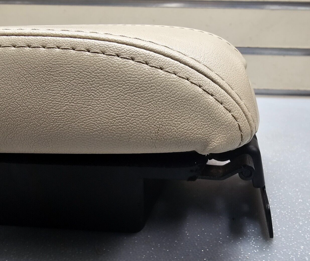 10-12 Lincoln MKZ Center Console Lid Armrest Top Storage Leather Assembly LT TAN