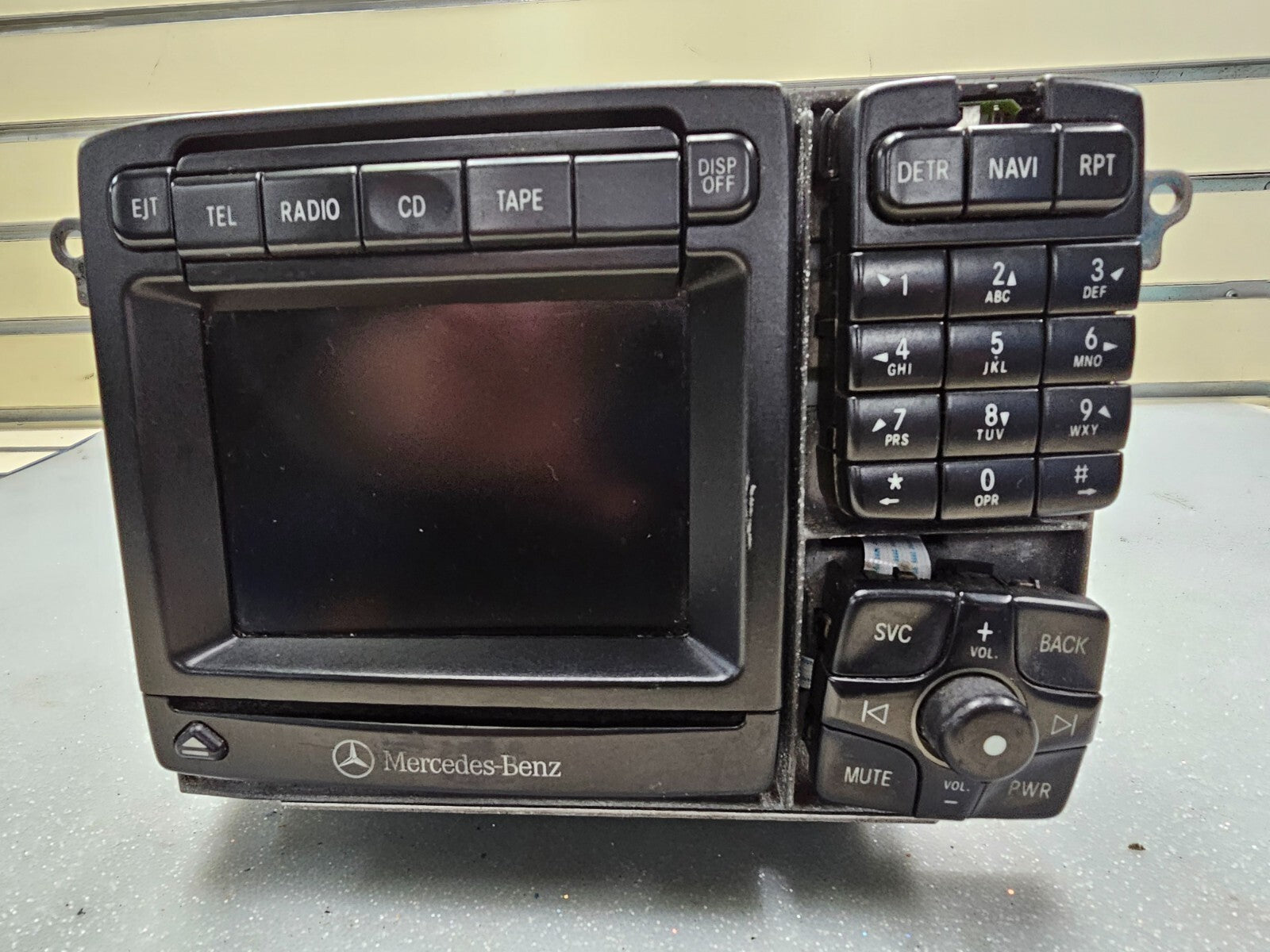 🔥00-02 MERCEDES-BENZ S430 AUDIO/NAVIGATION DOUBLE DIN HEAD UNIT ASSY A2537