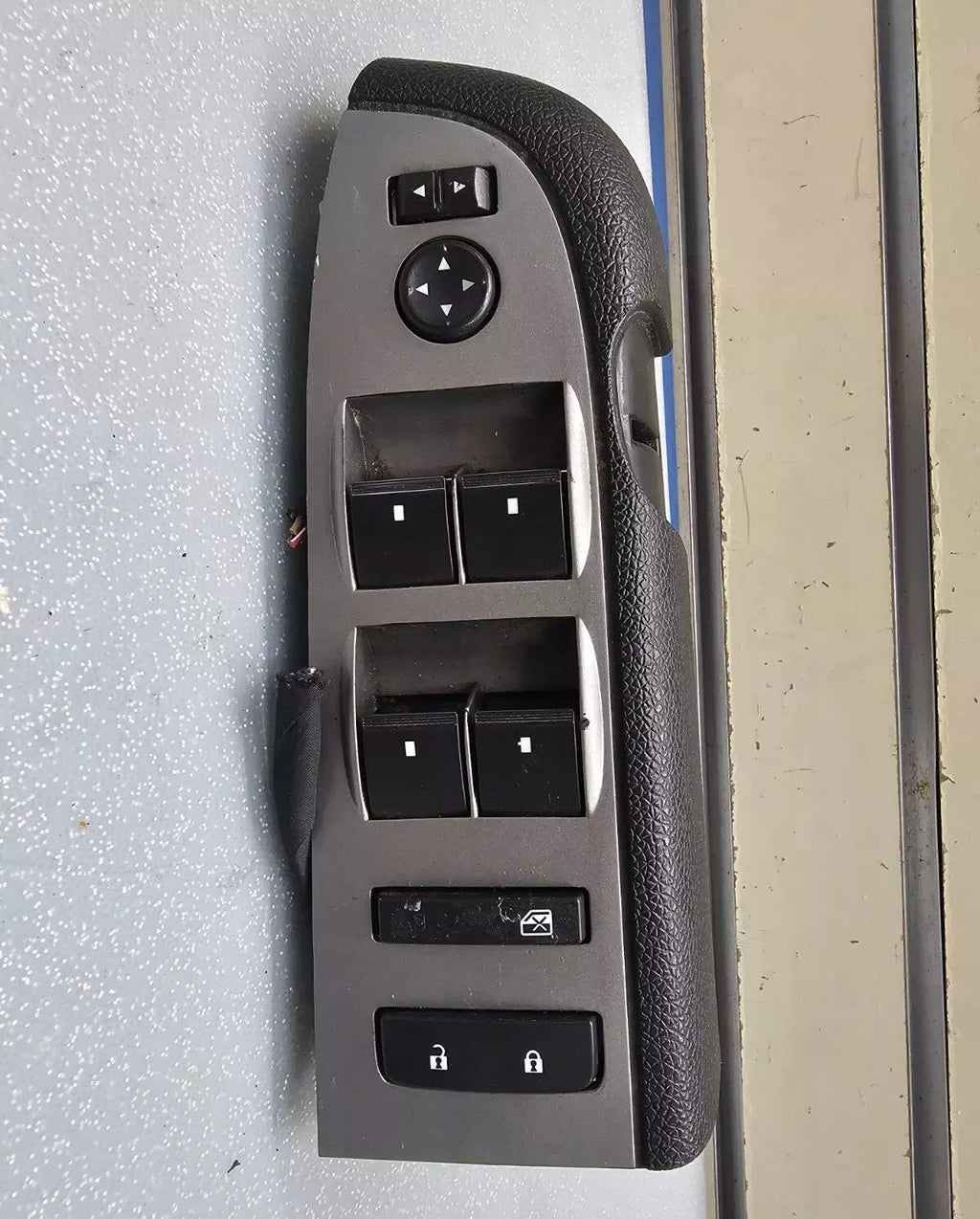 07-13 CHEVY SILVERADO SIERRA LEFT DRIVER MASTER POWER WINDOW SWITCH SILVER WS47