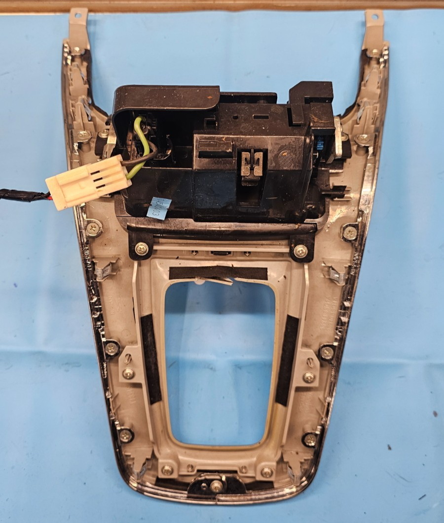 🔥13-16 Sentra Center Console Gear Shifter Shift Trim Bezel Panel Ashtray Silver