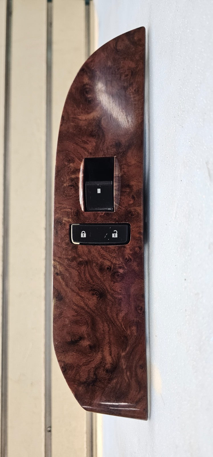 🔥07-14 Tahoe Suburban Yukon Passenger Side Door Window Lock Switch WOOD