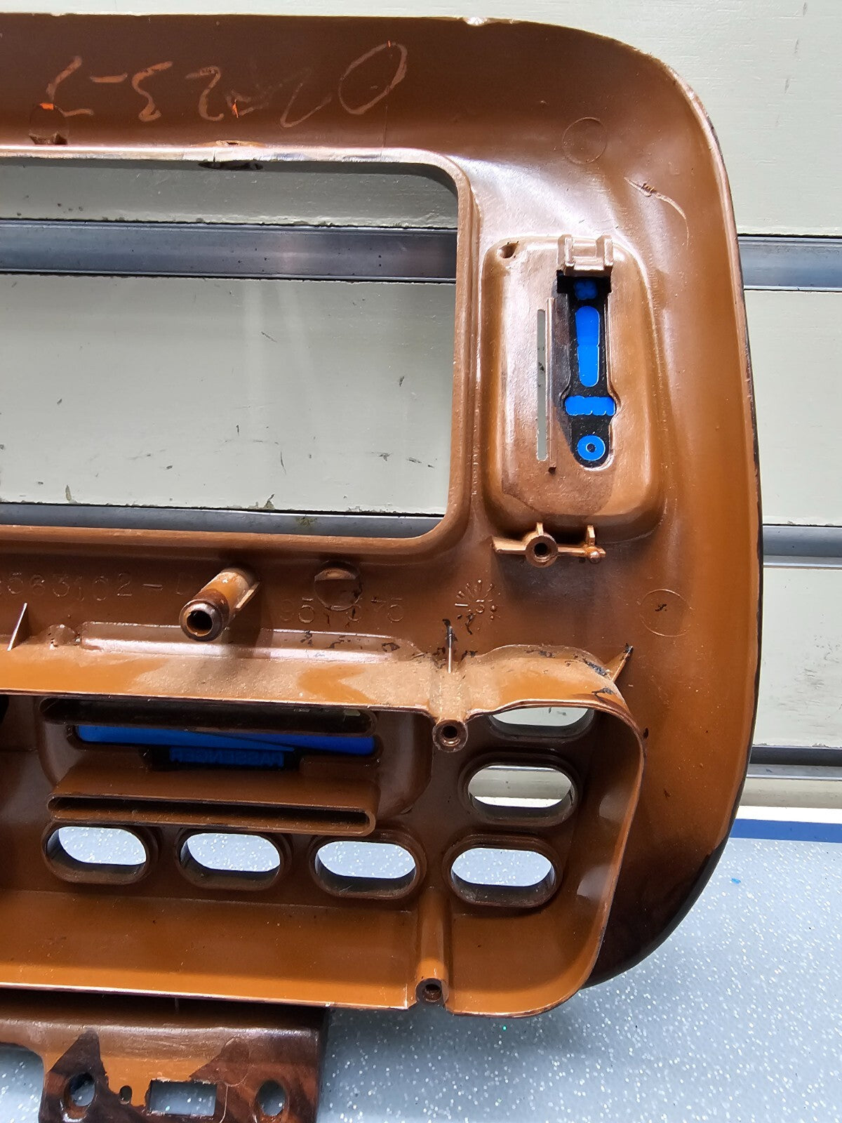 🔥96-00 Dodge Caravan Voyager A/C Heater Climate Temp Control Bezel WOODGRAIN