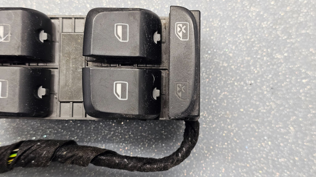 🔥08-14 AUDI A4 S4 Q5 LEFT DRIVER MASTER POWER WIONDOW DOOR CONTROL SWITCH BLACK