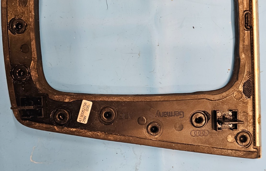 🔥05-08 Audi A4 Center Console Surround Shifter Trim Silver OEM