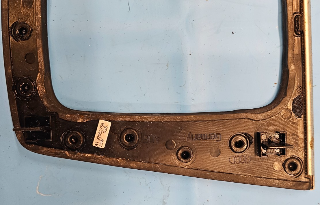 🔥05-08 Audi A4 Center Console Surround Shifter Trim Silver OEM