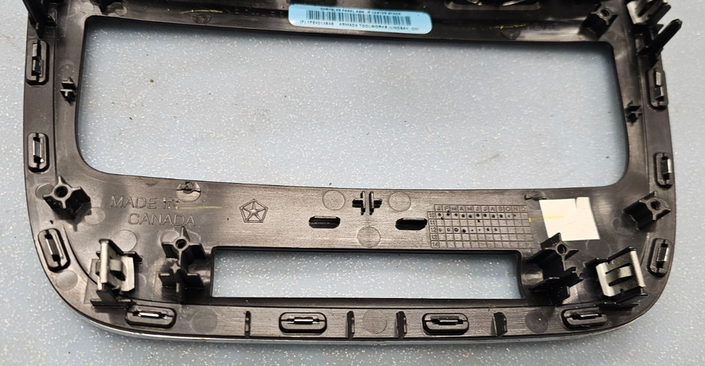 🔥11-16 TOWN COUNTRY GRAND CARAVAN DASH RADIO BEZEL TRIM INSTRUMENT PANEL BLACK