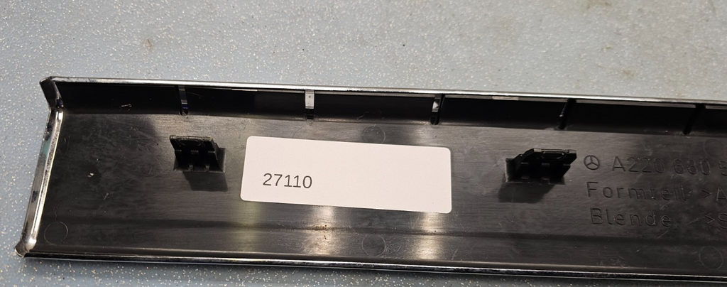 🔥03-06 MERCEDES W220 S430 FRONT LEFT RIGHT SCUFF STEP COVER PLATE PANEL OEM