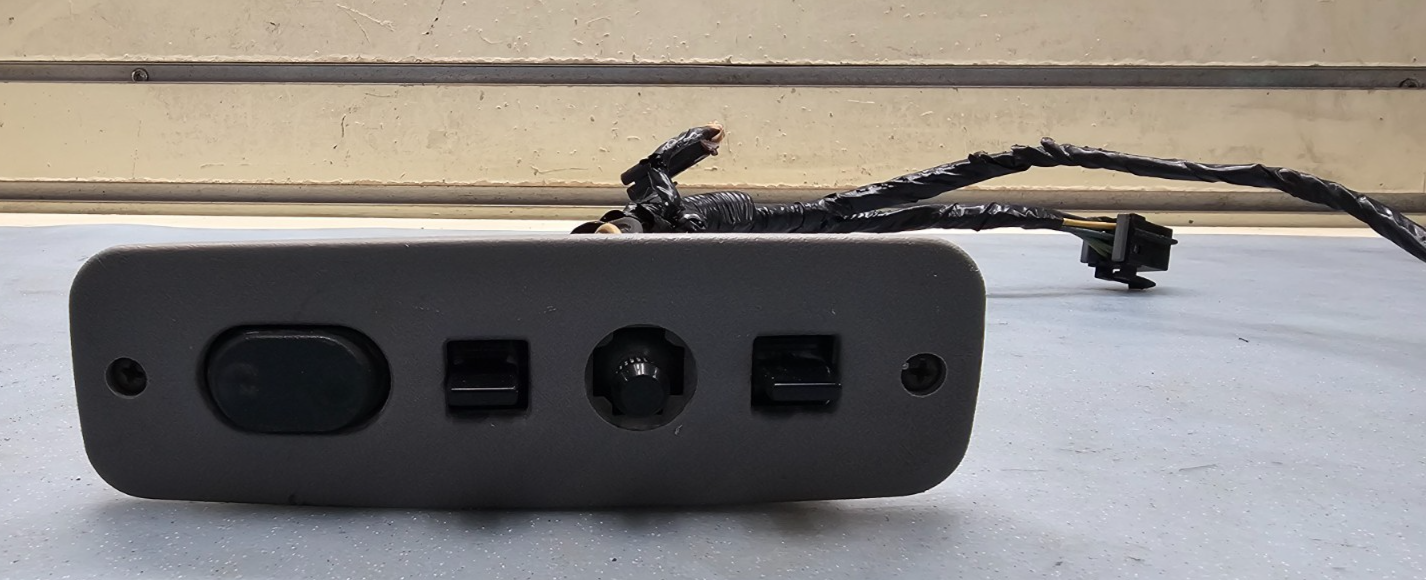 🔥95-99 TAHOE YUKON SILVERADO Power Seat Switch Panel TRIM GRAY
