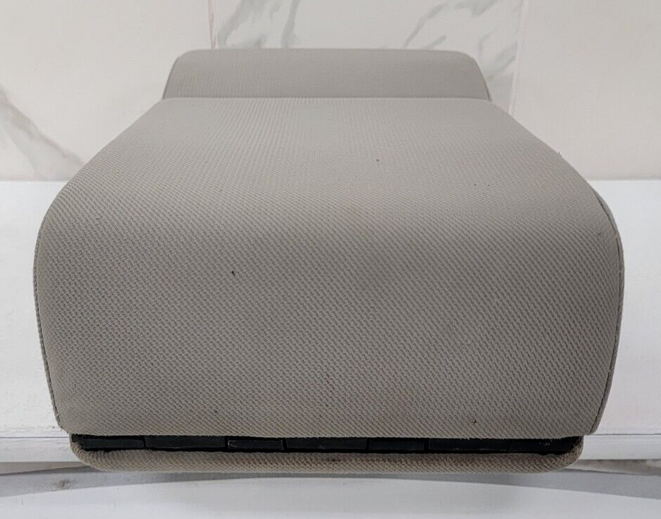 04-08 Ford F-150 Jump Seat Center Console Armrest One Cup Holder Cloth Tan JS1