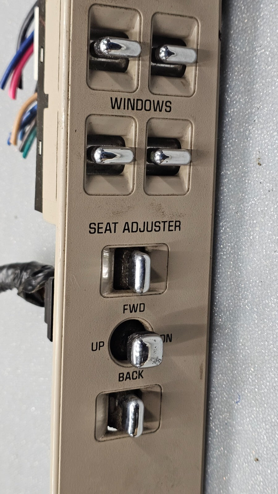 🔥94-96 Deville Door Left Driver Master Power Window Mirror Switch Tan OEM