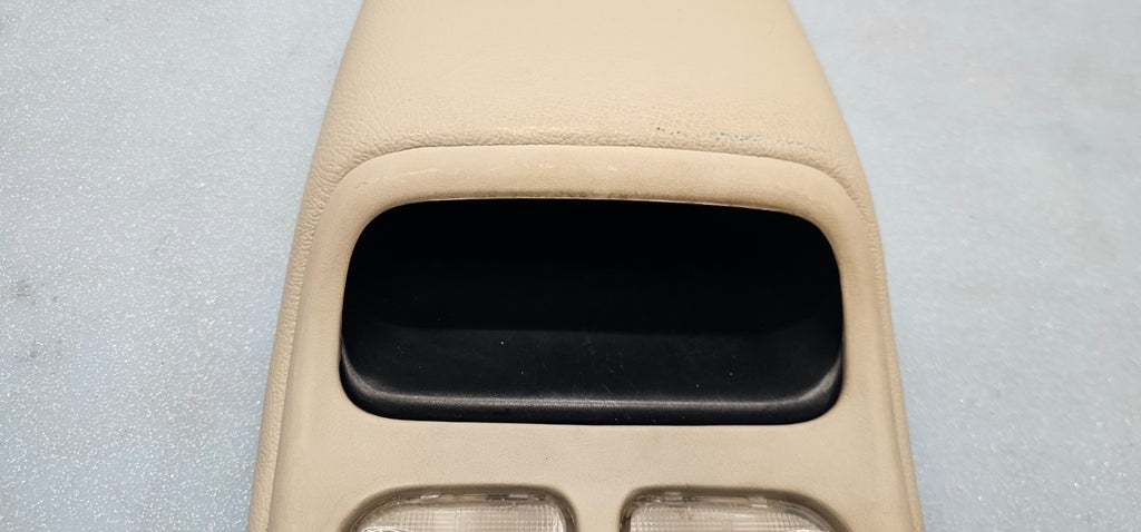 🔥94-97 Dodge RAM Front Overhead Console DOME Map Light Lamp Roof Storage Tan