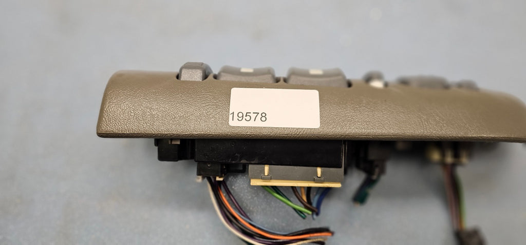 🔥98-05 Blazer S10 Left Driver Master Power Window Switch Assembly DK Tan OEM