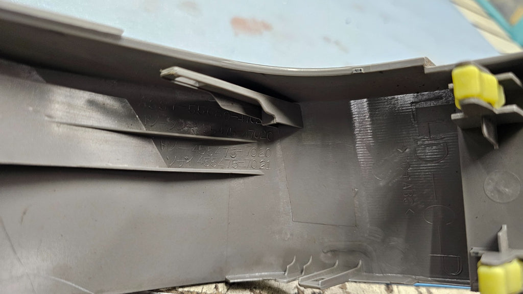 🔥04-09 Toyota PRIUS Dash Left Driver AC A/C AIR VENT HEATER Panel Bezel SILVER