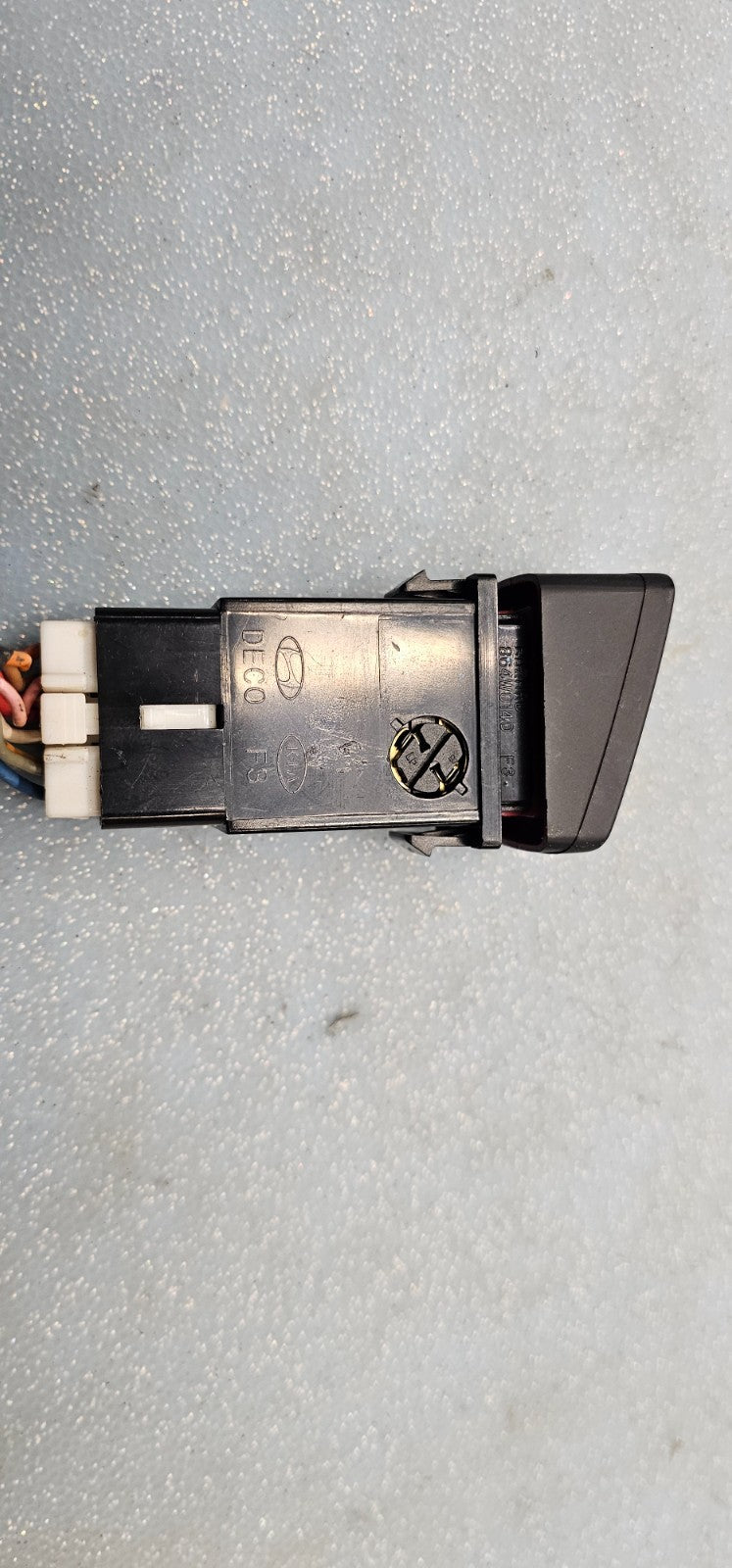 🔥06-08 SONATA Hazard Light Dash Flasher Warning Emergency Switch Button black