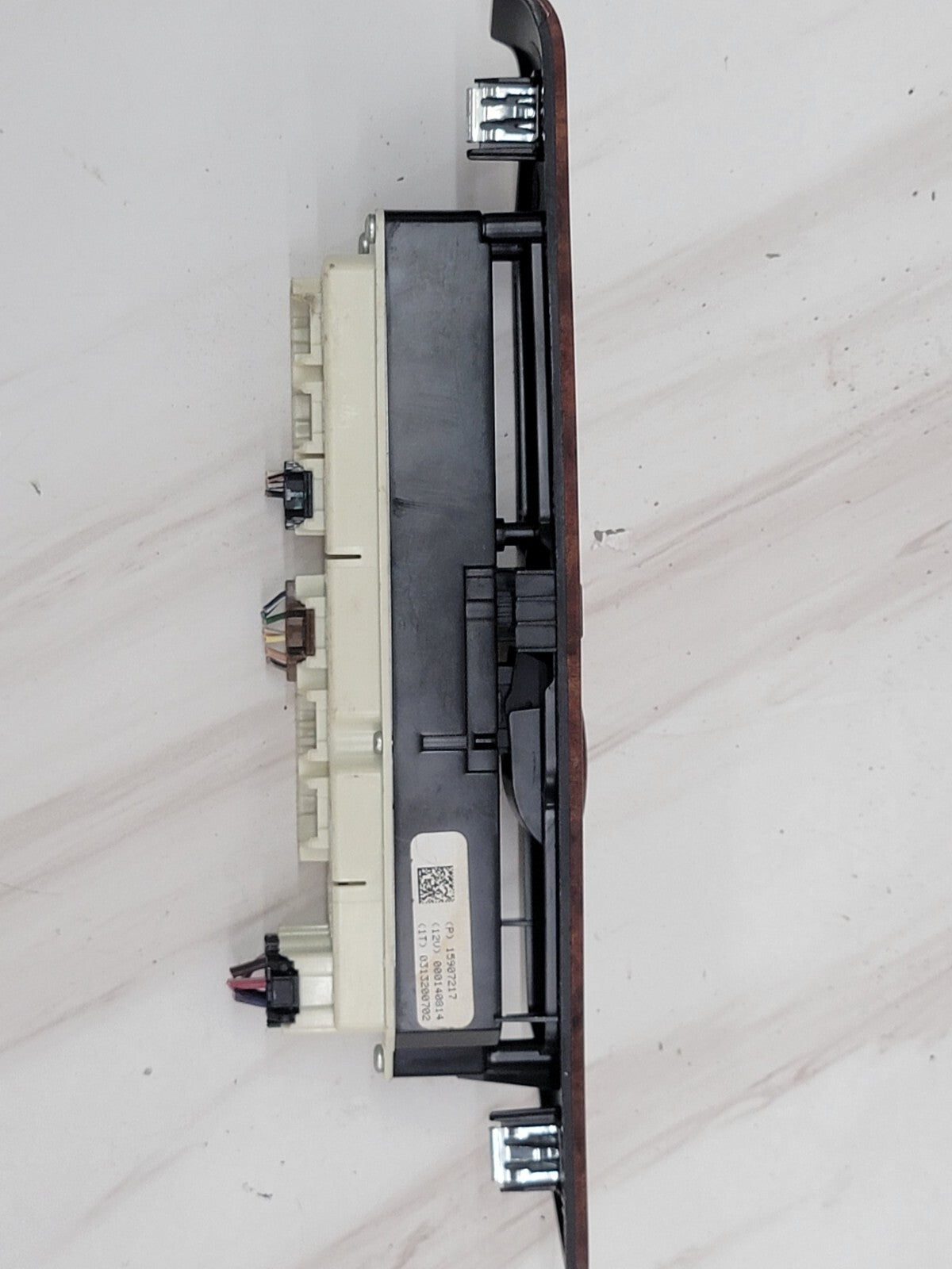 07-13 Escalade Front Right Passenger Power Window Door Switch Control Wood WS19