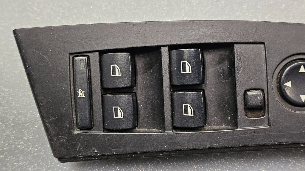 🔥04-07 BMW 5-Series 525i 530i 545i Left Driver Master Door Window Switch Black