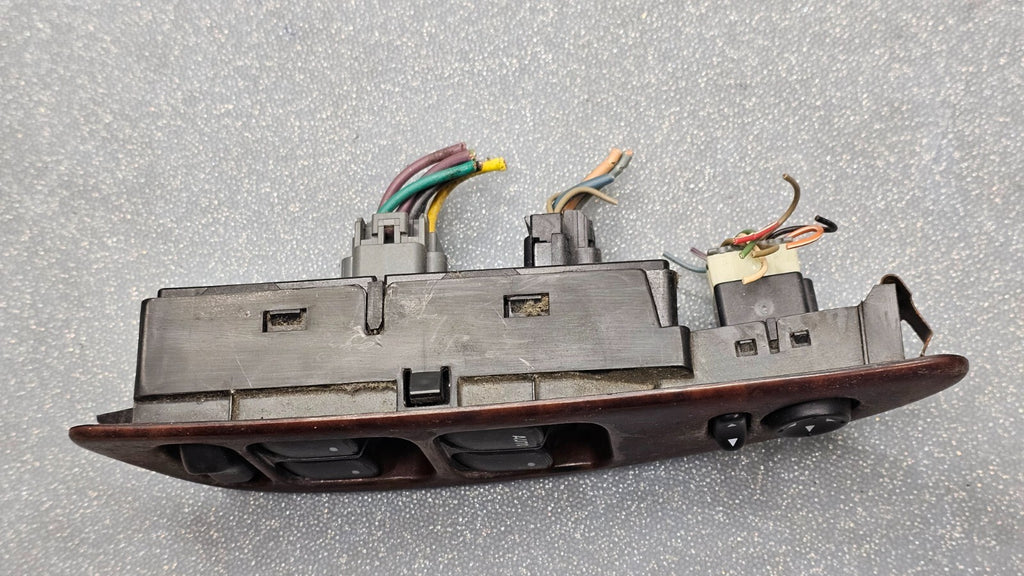 🔥04-07 MALIBU LEFT DRIVER MASTER POWER WINDOW DOOR CONTROL SWITCH ASSEMBLY WOOD