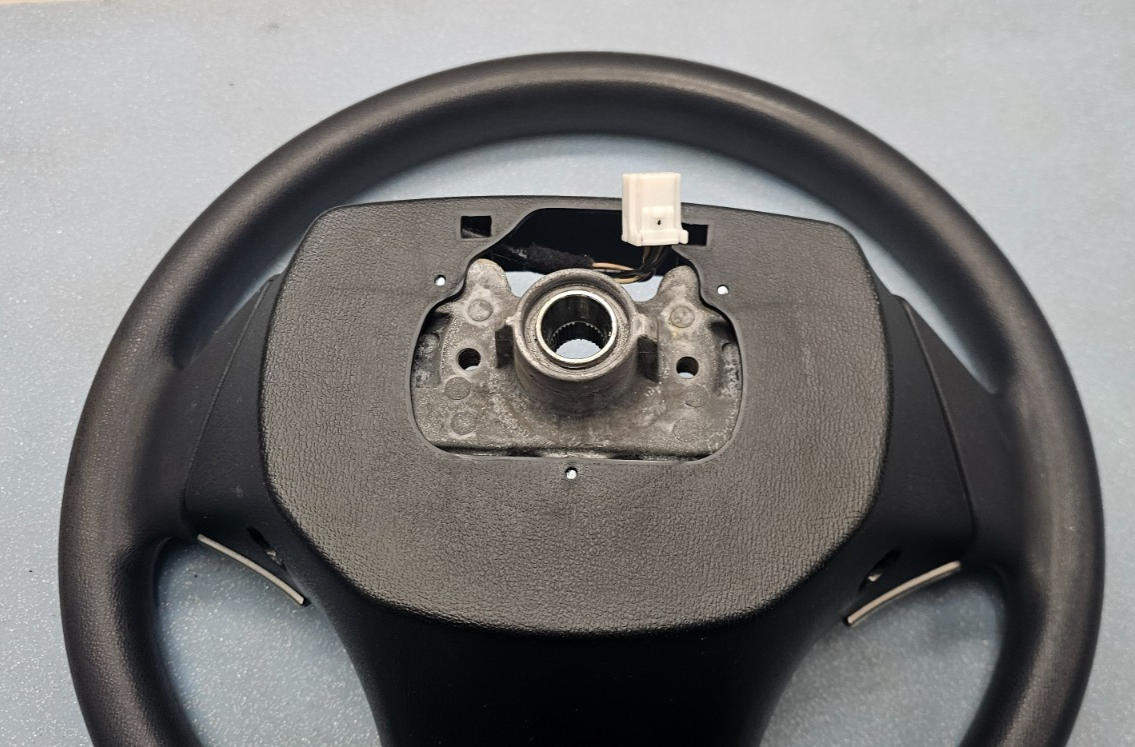 🔥07-09 Elantra Left Driver Steering Column Wheel Cruise Control Leather Black