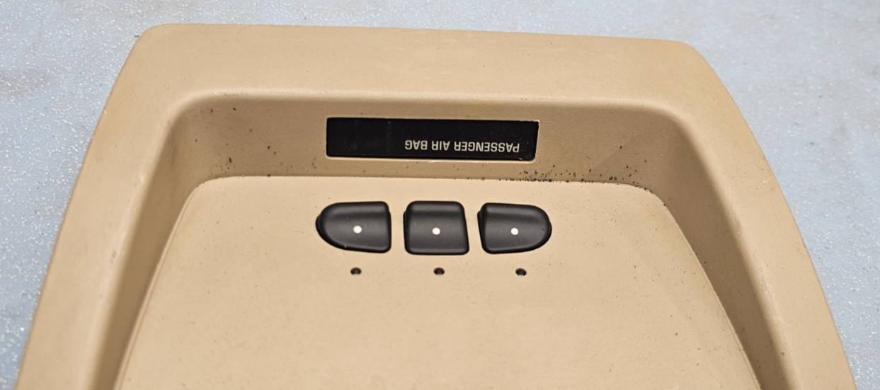 🔥07-13 Silverado Sierra Overhead Console Map Dome Light Roof Storage TAN