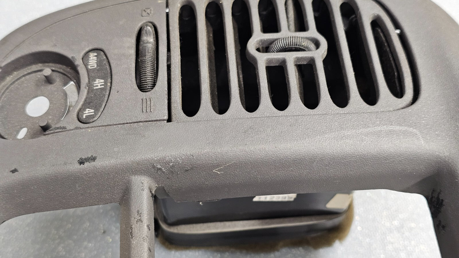 🔥97-03 Ford F150 Center Dash AM FM Radio Climate Trim Stereo BEZEL Panel Gray