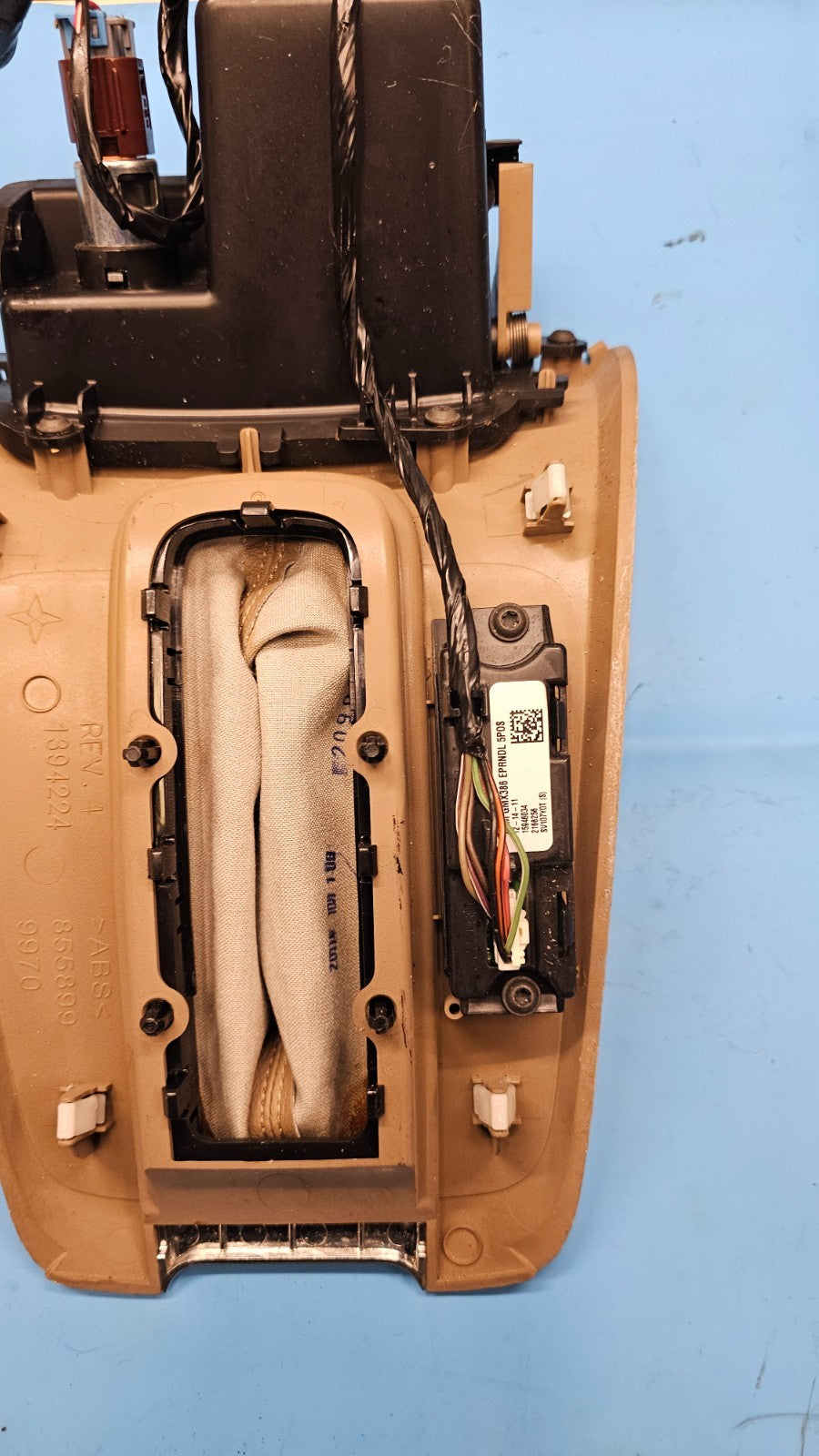 03 Civic EX sedan Shifter Boot with storage and lighter tan